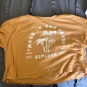 90s rip curl box cropped t shirt
